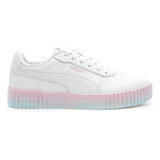 Tenis Puma Mujer Carina Piel Genuina Clásico Retro Urbano Og