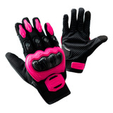 Guantes Protecciones Tipo Pro Biker Riding Tribe Rosa Yoyo