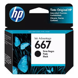 Cartucho Hp 667 Hp667 Negro Original 3ym79al 1200 2300 2700