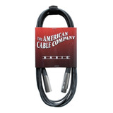 American Cable Ms2-10 Cable Microfono Xlr/xlr 3 Metros Canon