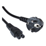 Cable De Poder Ac Schuko Macho A Trebol C5 Hembra 1.2m 10a