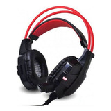 Fone Ouvido Gamer Headset Usb Headphone Jogo Pc Com Led Cor Preto