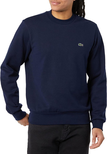 Sudadera Lacoste Original Negra Hombre Casual Importada