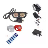 Pack Linterna Bicicleta 2400 Lum Frontal Walee+2 Luces+ Pila