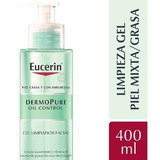 Eucerin Dermopure Oil Control Gel Limpiador Facial 400ml Tipo De Piel Grasa