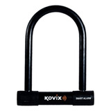 Candado U Kovix Acero 16mm Con Alarma 120db Para Moto Ulock Color Negro