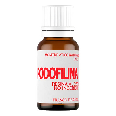 Resino De Podofilina Para Papiloma Y Mezquinos 20ml | Meses sin interés