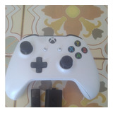Controle Xbox One S Sem Fio Branco 1708 + Bateria + Receiver