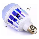 Lampara Led Mata Moscas Mosquitos Insecto 12w Luz Exterior