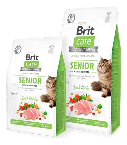 Brit Care® Cat Grain Free Senior Weight Control 2kg