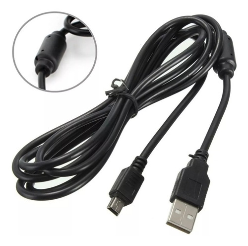 Cable Usb Carga Compatible Con Control Ps3 1.8mts