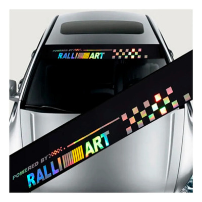 Sticker Tornasol Calcomania Parabrisas Auto Reflejate Ralli | Meses sin interés