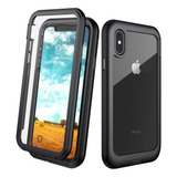 Funda Transparente Para iPhone X/xs+protector De Pantalla