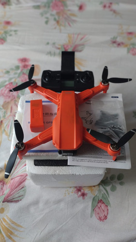 Drone L900 Pro Se 4k Motor Brushless Gps 1,2km  Cor Laranja