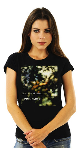 Polera Mujer Pink Floyd Obscured By Clouds Rock Impresión Di