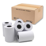 100 Rollos Papel Térmico 57x20 Posnet Registradora