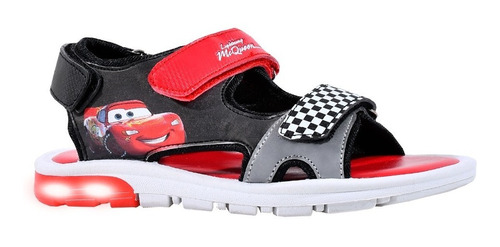 Sandalias Cars Disney Mc Queen Original Footy Mundo Manias