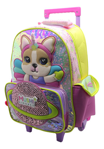 Mochila Simones 16 PuLG Planeta Escolar Infantil