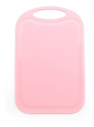 Tabla Cocina Para Picar Alimentos Evcriverh Rosa 33x20cm