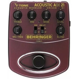 Pedal Behringer V-tone Acoustic Driver Di Adi21 - Original