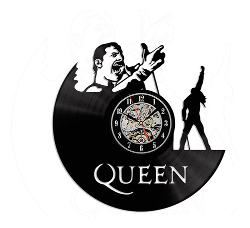 Reloj De Pared Queen En Disco Vinilo Lp De 30cm