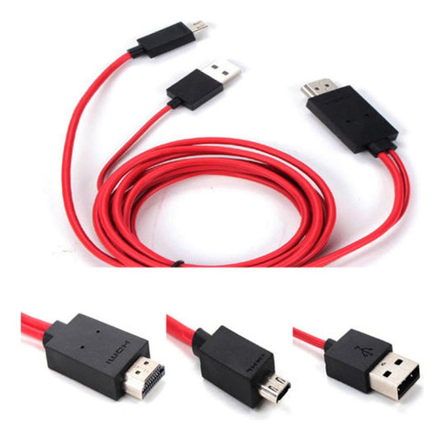 Tv Av Cable Micro Usb A Hdtv Adaptador Para Samsung Note 2 3