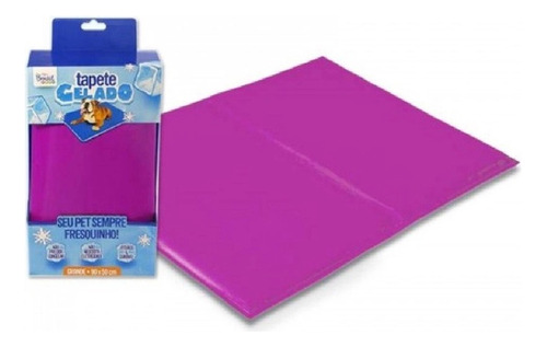 Tapete Gelado Para Cães Rosa The Pets Brasil Grande 90x50cm 