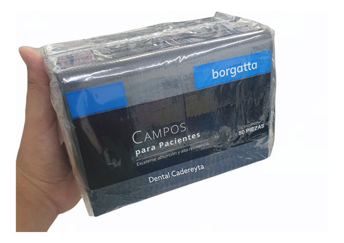 Campo Dental Pañuelos Desechables Negros 50pz