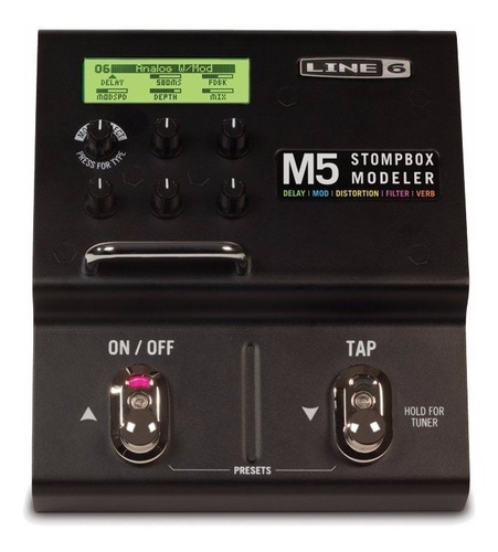 Line 6 M5 Stompbox Pedalera Multi Efectos Para Guitarra