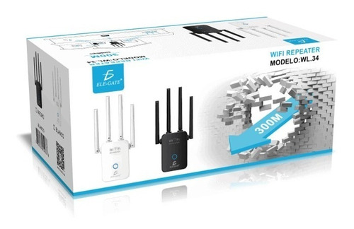 Repetidor Wifi 2.4g Amplificador  1200mbps 110/230v