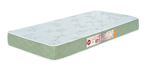 Colchão Solteiro Sleep Max Espuma D33 78x188x15cm Branco/ver