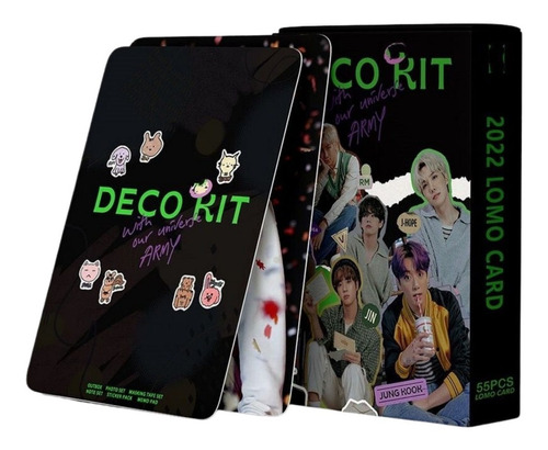 55 Photocards Bts - Deco Kit 2022 Lomocards