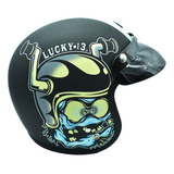 Casco Torc T50 Blue Loco Monstruo Edición Especial Vikingo