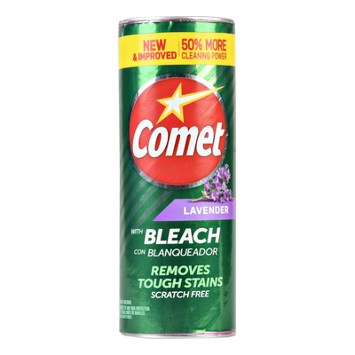 Polvo Limpiador Comet Lavender Con Lejía, 21 Onzas | Meses sin interés