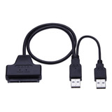 Cable Adaptador Convertidor Doble De Usb 2.0 Sata Compa...