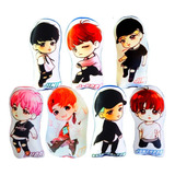 Pack Mini Cojines Bts Animados (7 Cojines Decorativos)