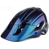 Casco Bicicleta De Montaña Batfox Mtb Con Luz Trasera