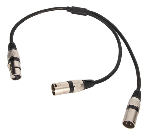 Cable Divisor Xlr Y De 3 Pines Hembra A Doble, Silencioso Y