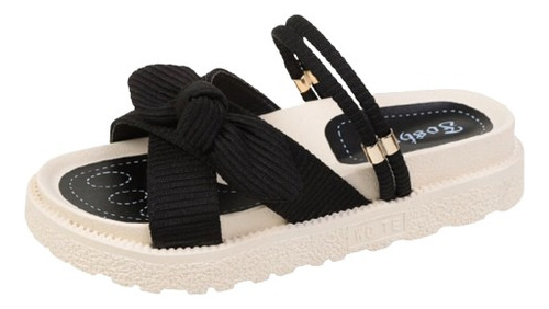 Sandalias De Suela Gruesa De Moda Informal Para Mujer