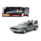 Auto Delorean Volver Al Futuro Con Luz 1:24 Metal Jada