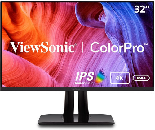 Viewsonic Colorpro Vp3256-4k Monitor 4k Uhd 100% Srgb 32