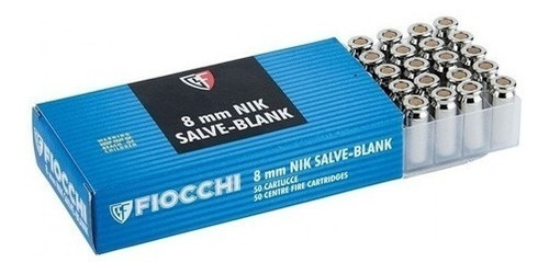 Fogueos 8mm Fiocchi 50 Unidadades Italianos