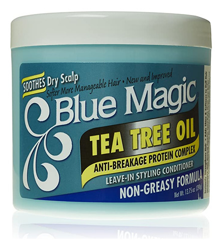Blue Magic Tea Tree Leave-in Hair Styling, 13,75 acondicio.