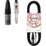 Cable Canon Xlr Macho A Plug Trs Balanceado 50 Cm Mscables