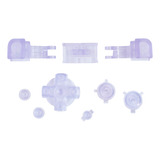 Botones Atomic Purple Transparente Para Game Boy Advance Sp