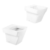 Inodoro Corto + Bidet Roca Hall Juego De Baño - Envio Gratis Caba / Diseño Moderno