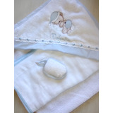 Kit De Toalhas De Banho Bordadas Personalizadas Para Bebês