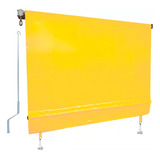 Toldo Cortina Amarelo - 3,90m X 3,20m - Kit Completo