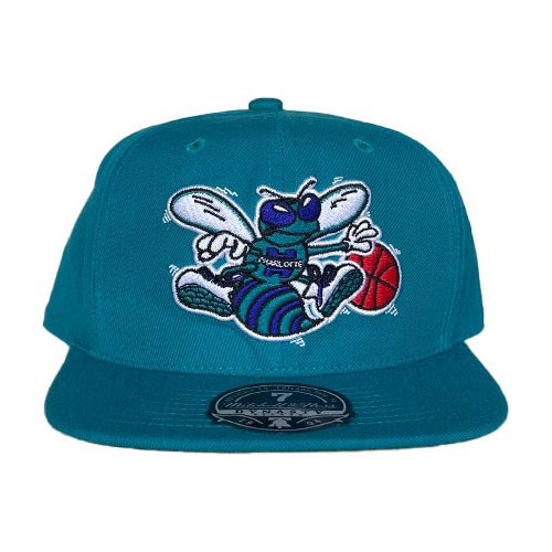 Gorra Mitchell & Ness Charlotte Hornets Teal Team Ground 2.0