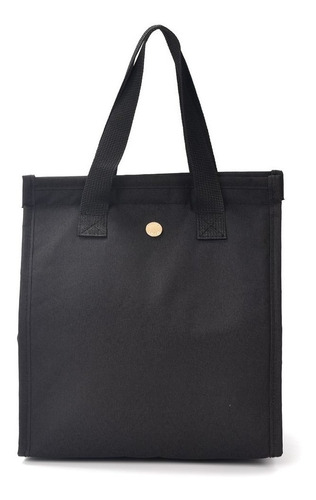 Lunchera Skora 32334 Bs As Classic Bolso Tela Termica Mate Color Negro Liso